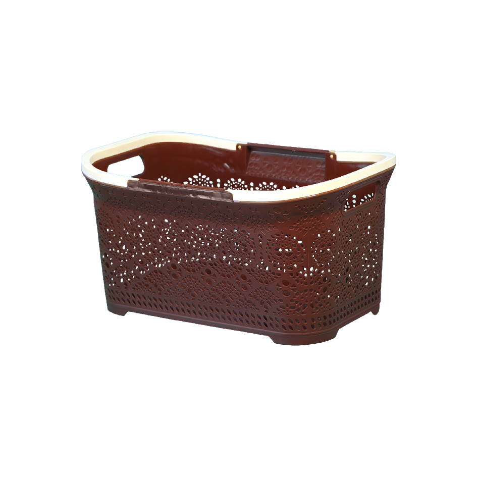 Корзина для белья "Ажурная" 45л (5 шт./уп.)