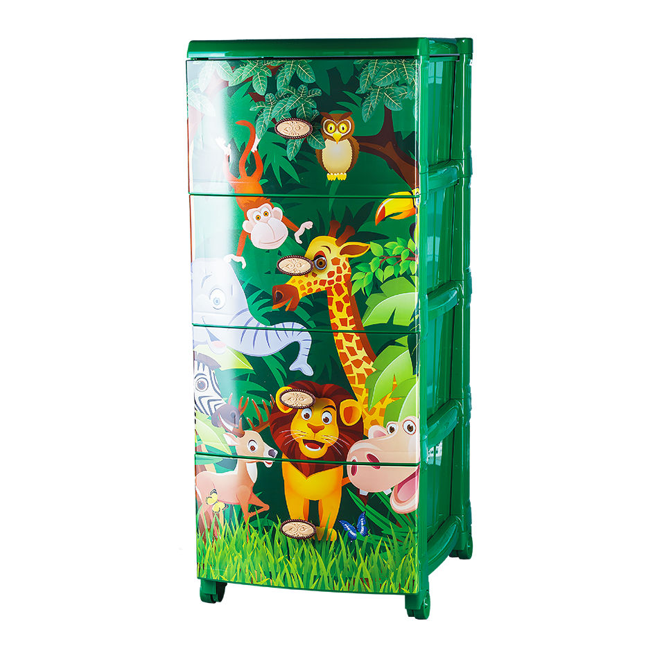 Комод детский "Джунгли" (1 шт./уп.)