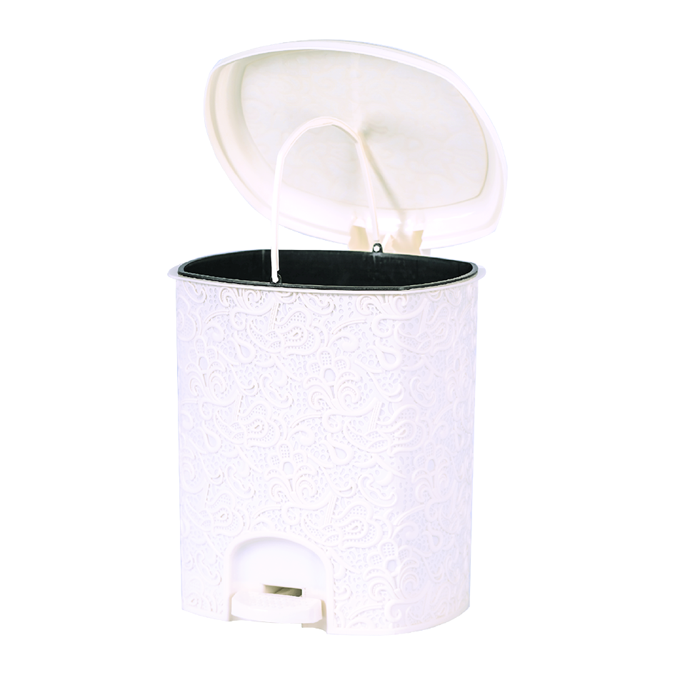 Ведро для мусора с педалью 11л "Ажур" (4 шт./уп.)