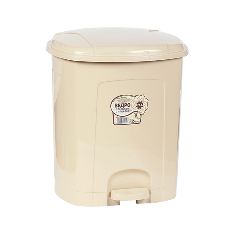Ведро для мусора с педалью 21л (4 шт./уп.)