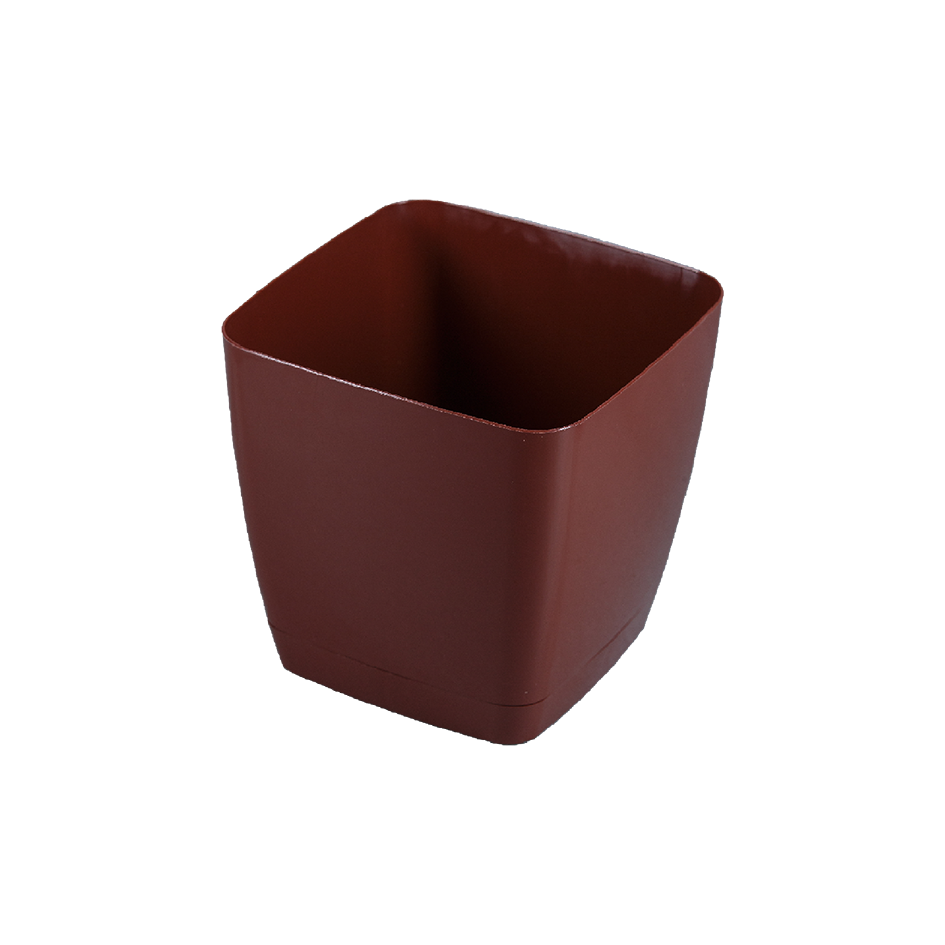 Кашпо "Крокус" квадратное (6,5л) 22*22 см (20 шт./уп.)