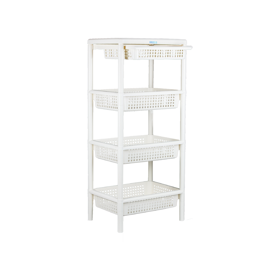 Полка "Хозяюшка" прямоугольная с выдвижным ящиком (4 шт./уп.)