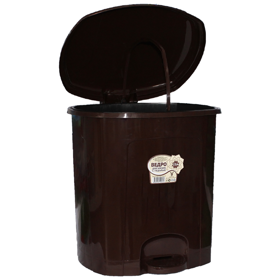 Ведро для мусора с педалью 21л (4 шт./уп.)
