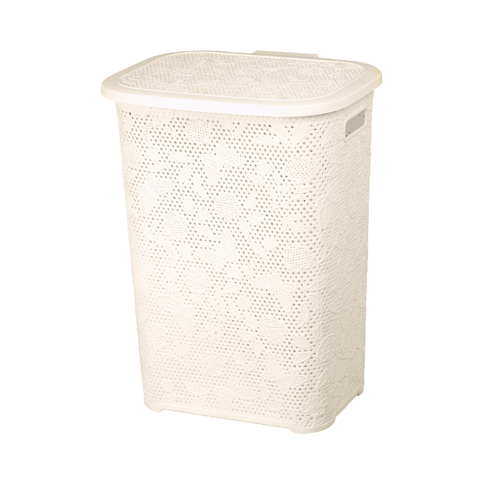 Корзина для белья "Бабочки" 60л (5 шт./уп.)