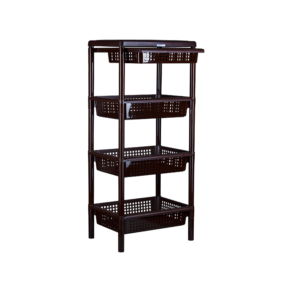 Полка "Хозяюшка" прямоугольная с выдвижным ящиком (4 шт./уп.)