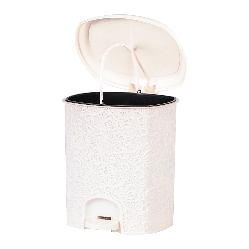 Ведро для мусора с педалью 11л "Ажур" (4 шт./уп.)