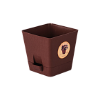 Кашпо "Азалия" квадратное 1л (30 шт./уп.)