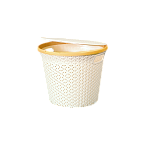 Корзина для белья &quot;Плетёнка&quot; 20л круглая с крышкой (5 шт./уп.)