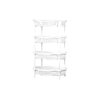 Полка &quot;Овощная&quot; овальная (8 шт./уп.)